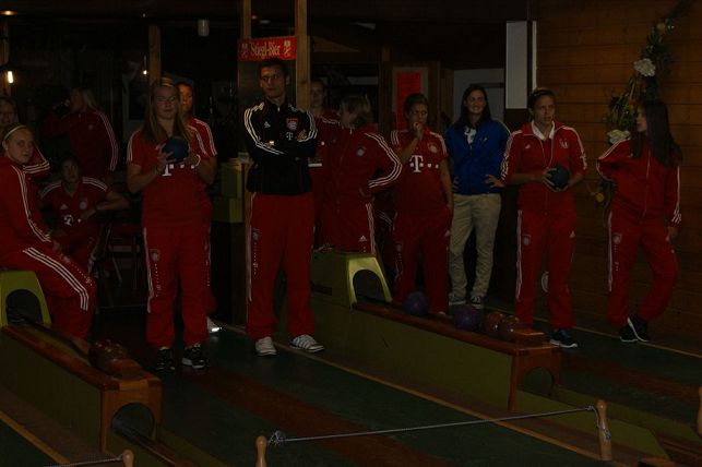 Trainingslager 2012 der FCB-Frauen, Tag 2